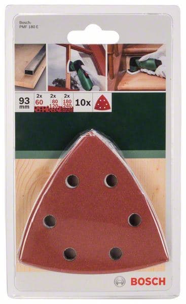 10-delni set brusnih papira Bosch 2609256957 - slika 2