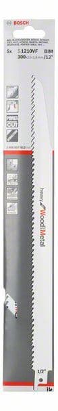 List univerzalne testere S 1210 VF Bosch 2608657612, Heavy za Drvo i Metal - slika 2