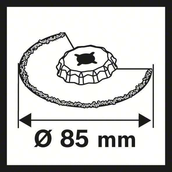 Diamant-RIFF segmentni list testere ACZ 85 RD4 Bosch 2608661689, 85 mm - slika 5