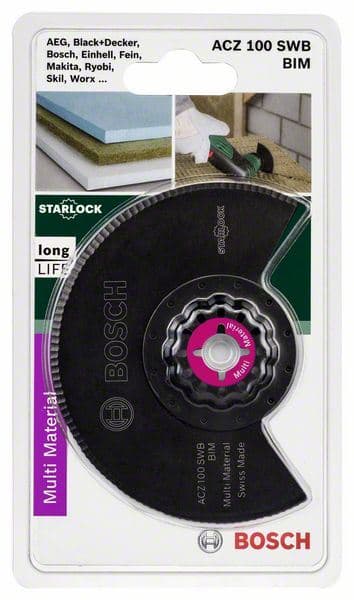 Starlock BIM segmentni talasasto brušeni nož ACZ 100 SWB Bosch 2609256976 - slika 2