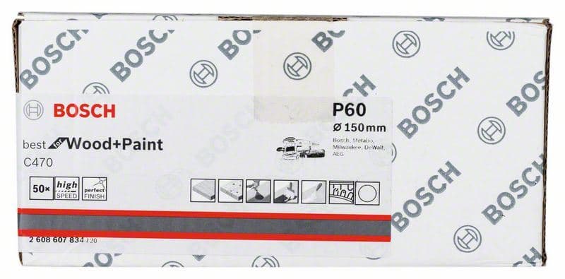 Brusni list C470, paket od 50 komada Bosch 2608607834, 150 mm, 60 - slika 2