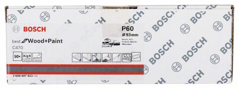 Brusni list C470, paket od 50 komada Bosch 2608607923, 93 x 186 mm, 60 - slika 2