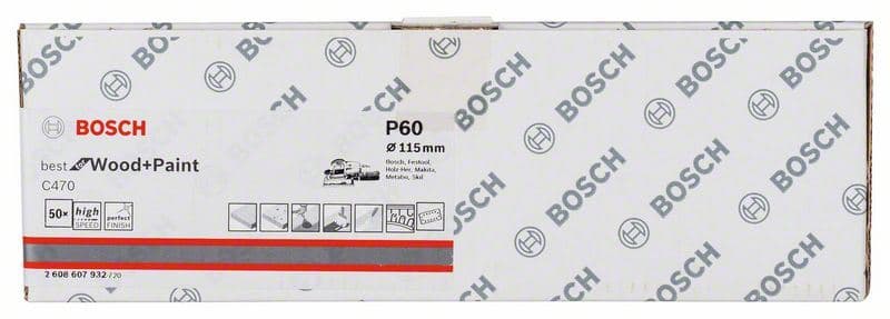 Brusni list C470, paket od 50 komada Bosch 2608607932, 115 x 230 mm, 60 - slika 2