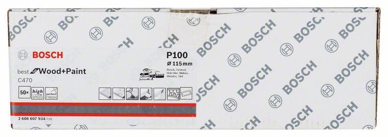 Brusni list C470, paket od 50 komada Bosch 2608607934, 115 x 230 mm, 100 - slika 2