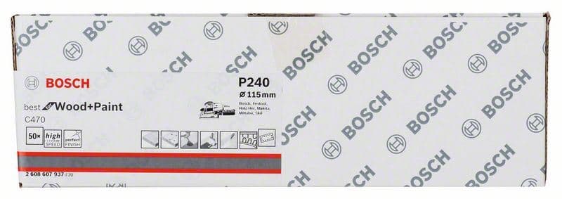 Brusni list C470, paket od 50 komada Bosch 2608607937, 115 x 230 mm, 240 - slika 2
