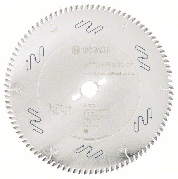 List kružne testere Top Precision Best for Laminated Panel Abrasive Bosch 2608642110, 300 x 30 x 3,2 mm, 96 - slika 2