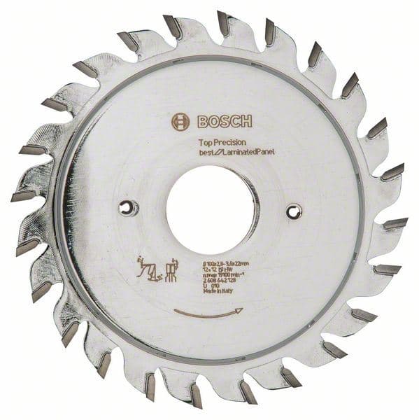 List za zasecanje Top Precision Laminated Panel 100 x 22 x 2,8-3,6 mm, 12+12 Bosch 2608642128, 100 x 22 x 2,8-3,6 mm, 12+12 - slika 2