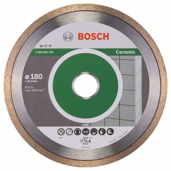 Dijamantska rezna ploča Standard for Ceramic Bosch 2608602536, 180 x 25,40 x 1,6 x 7 mm - slika 2
