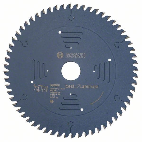 List kružne testere Best for Laminate Bosch 2608642133, 216 x 30 x 2,5 mm, 60 - slika 2