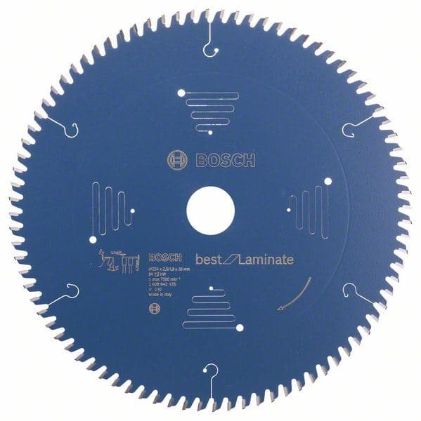 List kružne testere Best for Laminate 254 x 30 x 2,5 mm, 84 Bosch 2608642135, 254 x 30 x 2,5 mm, 84 - slika 2