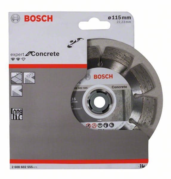 Dijamantska rezna ploča Expert for Concrete Bosch 2608602555, 115 x 22,23 x 2,2 x 12 mm