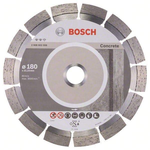 Dijamantska rezna ploča Expert for Concrete Bosch 2608602558, 180 x 22,23 x 2,4 x 12 mm - slika 2
