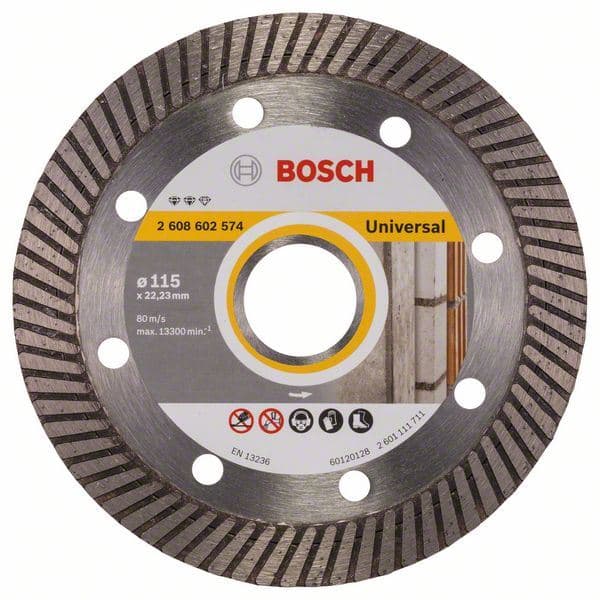 Dijamantska rezna ploča Expert for Universal Turbo Bosch 2608602574, 115 x 22,23 x 2 x 12 mm - slika 2