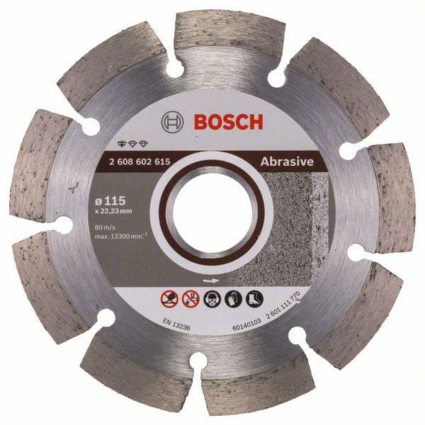 Dijamantska rezna ploča Standard for Abrasive Bosch 2608602615, 115 x 22,23 x 6 x 7 mm - slika 2