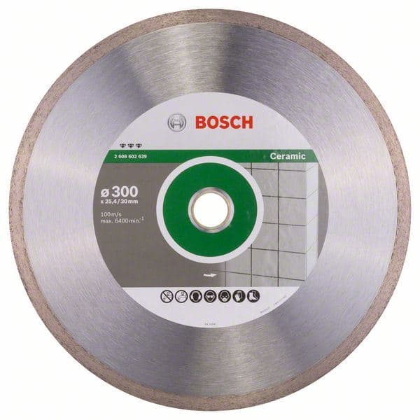 Dijamantska rezna ploča Best for Ceramic Bosch 2608602639, 300 x 30/25,40 x 2,8 x 10 mm - slika 2