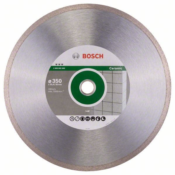 Dijamantska rezna ploča Best for Ceramic Bosch 2608602640, 350 x 30/25,40 x 3 x 10 mm - slika 2