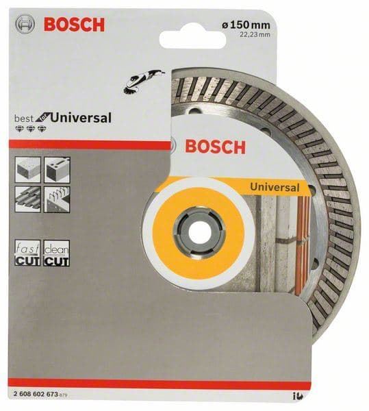 Dijamantska rezna ploča Best for Universal Turbo Bosch 2608602673, 150 x 22,23 x 2,4 x 12 mm