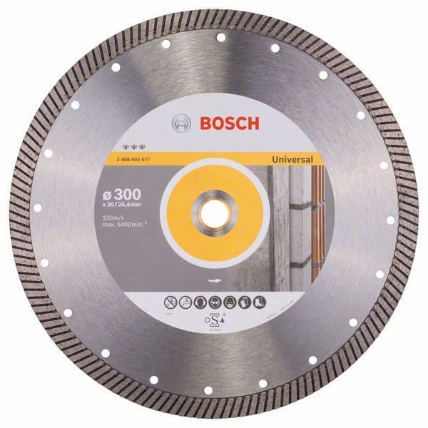 Dijamantska rezna ploča Best for Universal Turbo Bosch 2608602677, 300 x 20,00+25,40 x 3 x 15 mm - slika 2
