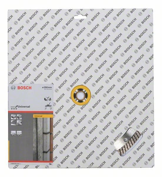 Dijamantska rezna ploča Best for Universal Turbo Bosch 2608602678, 350 x 20,00+25,40 x 3,2 x 12 mm