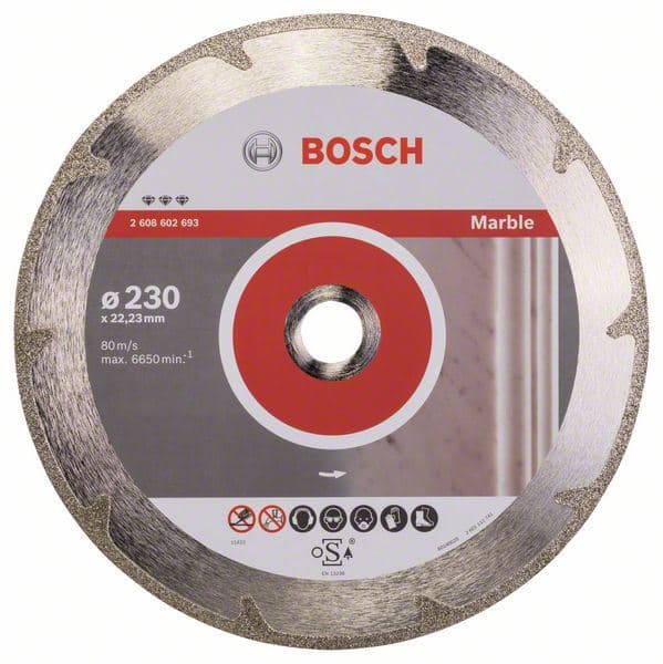 Dijamantska rezna ploča Best for Marble Bosch 2608602693, 230 x 22,23 x 2,2 x 3 mm - slika 2