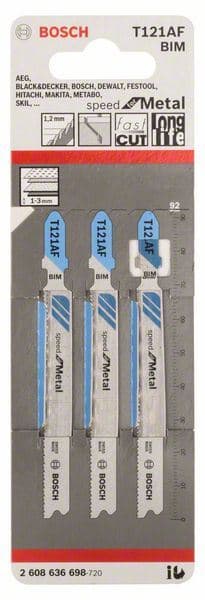 List ubodne testere T 121 AF Bosch 2608636698, Speed za Metal - slika 2