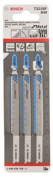 List ubodne testere T 321 BF Bosch 2608636706, Speed za Metal - slika 2