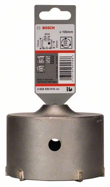 Kruna za bušenje SDS plus-9 100 mm Bosch 2608550616, 100 x 50 x 72 mm, 6 - slika 2