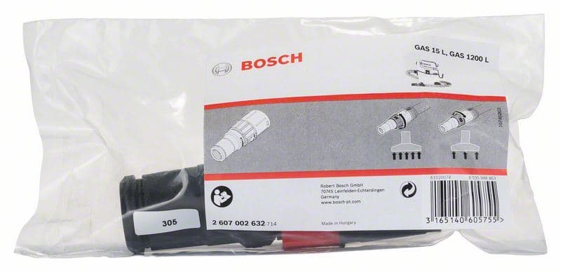 Adapter Bosch 2607002632, za GAS 15 L - slika 2