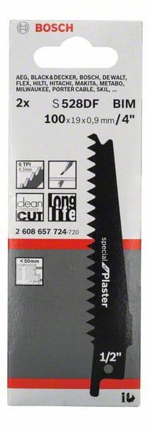 List univerzalne testere S 528 DF Bosch 2608657724, Special za gips - slika 2