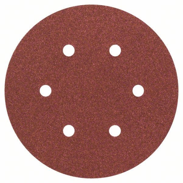 6-delni set brusnih listova za ekscentar brusilice Bosch 2609256A35