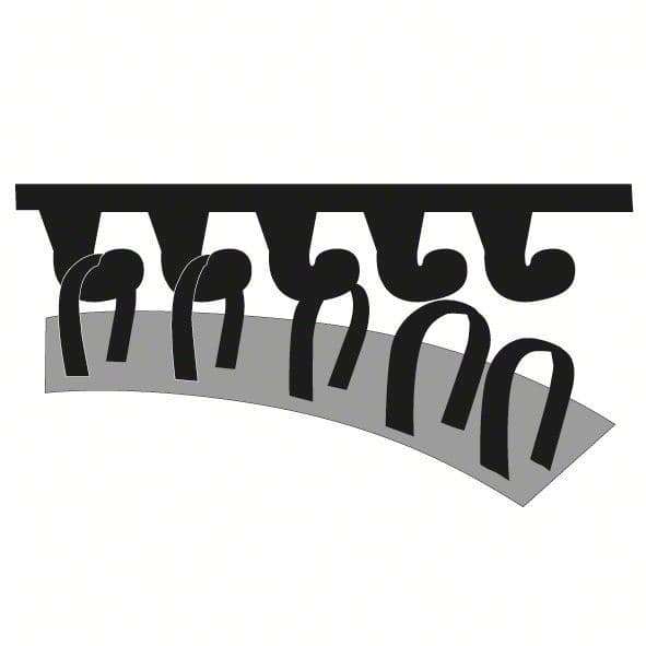 5-delni set brusnih listova za delta-brusilice Bosch 2609256A51 - slika 3