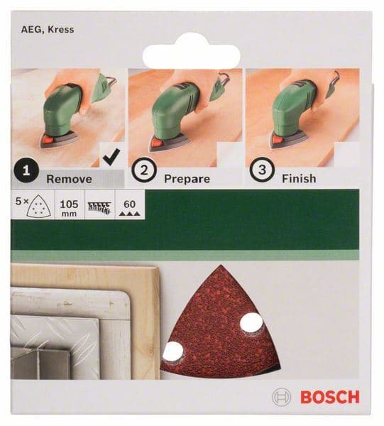 5-delni set brusnih listova za delta-brusilice Bosch 2609256A56 - slika 2