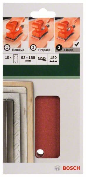 10-delni set brusnih listova za vibracione brusilice Bosch 2609256A91 - slika 2