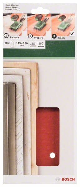 10-delni set brusnih listova za vibracione brusilice Bosch 2609256B30 - slika 2