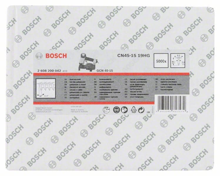 Ekser za krovne lepenke CN 45–15 HG Bosch 2608200042, 19 mm, toplo pocinkovana - slika 2