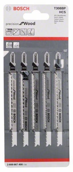 List ubodne testere T 308 BP Bosch 2608667400, Precision za Drvo - slika 2