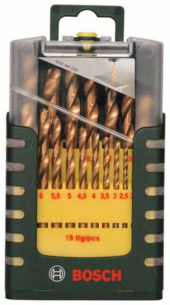 19-delni set HSS-TiN burgija za metal Bosch 2607017152 - slika 2