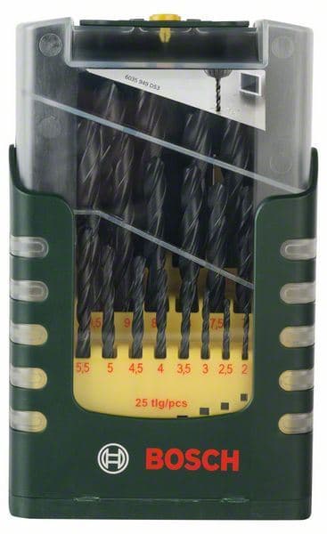 25-delni set HSS-R burgija za metal Bosch 2607017153 - slika 2