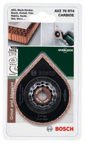 Starlock Carbide-RIFF odstranjivač maltera AVZ 70 RT4, 3 max Bosch 2609256C51 - slika 2