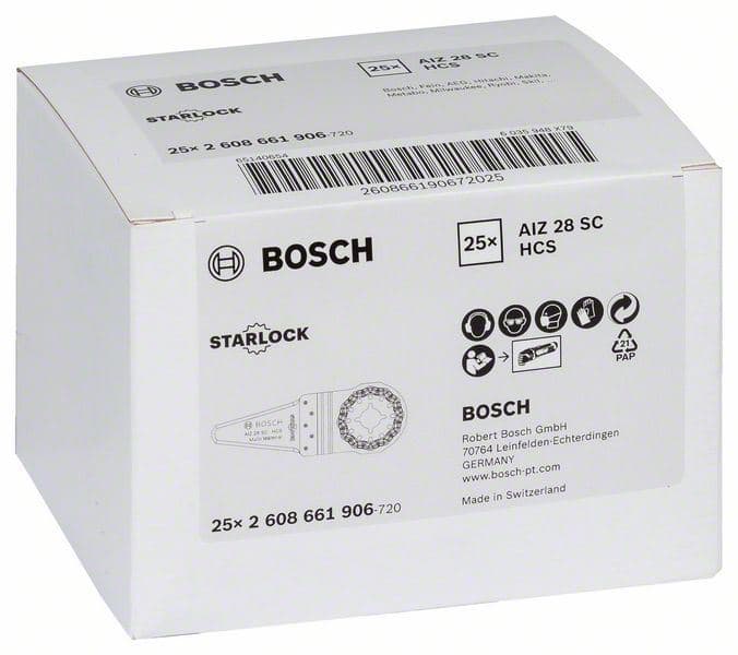 HCS univerzalni sekač utora AIZ 28 SC Bosch 2608661906, 28 x 40 mm