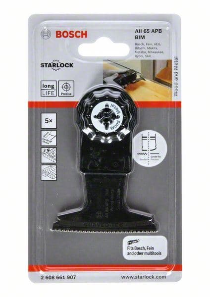 BIM list testere za uranjanje AII 65 APB Wood and Metal Bosch 2608661907, 40 x 65 mm