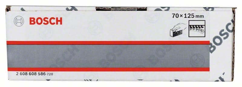 Blok za ručno brušenje, dvostrani Bosch 2608608586, 70 x 125 mm