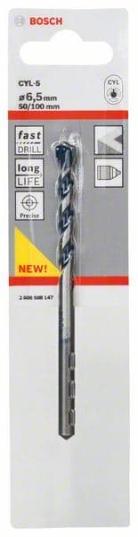 Burgija za beton CYL-5 Bosch 2608588147, 6,5 x 50 x 100 mm