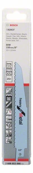 List univerzalne testere S 920 CF Bosch 2608653066, Heavy za Metal - slika 2