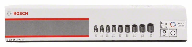 9-delni set umetaka nasadnih ključeva Bosch 2608551100, 38 mm; 10, 11, 13, 17, 19, 21, 22, 24, 27 mm - slika 2