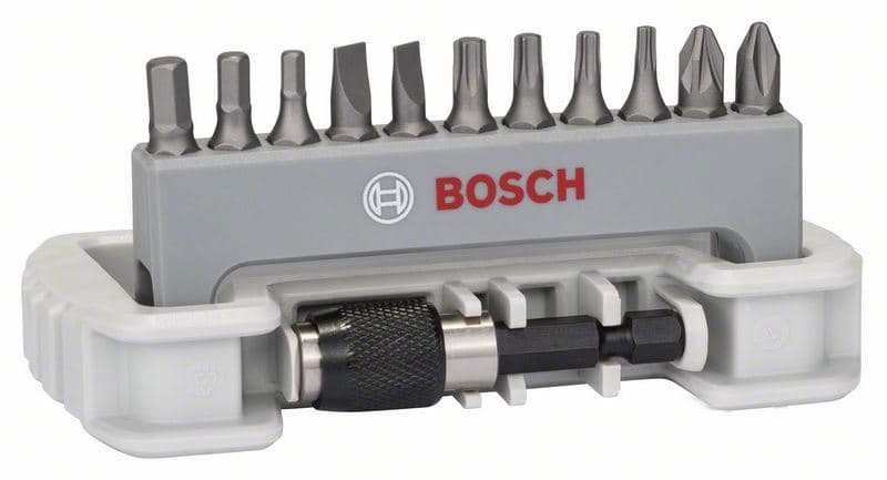 11-delni set bitova odvrtača sa držačem bitova Bosch 2608522131, PH2; PZ2; T10; T15; T20; T25; S0,6x4,5; S0,8x5,5; HEX3; HEX4; HEX5; 25 mm