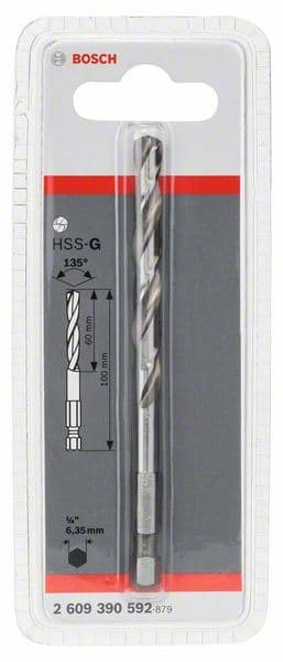 Burgija za centriranje HSS-G Bosch 2609390592, 100