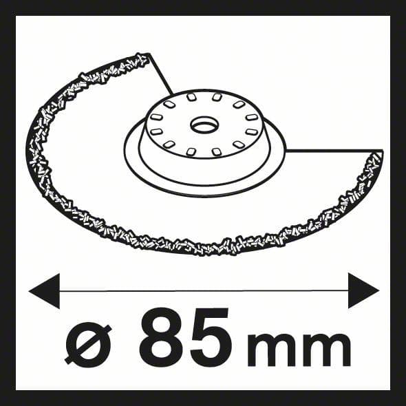 Carbide segmentni list testere SACZ 85 RT Bosch 2608662043, 85 mm - slika 4