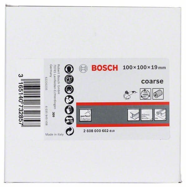 Lamelirani brusni valjak sa flisom Bosch 2608000602, 19 mm, grubo, 100 mm, 100 mm - slika 2