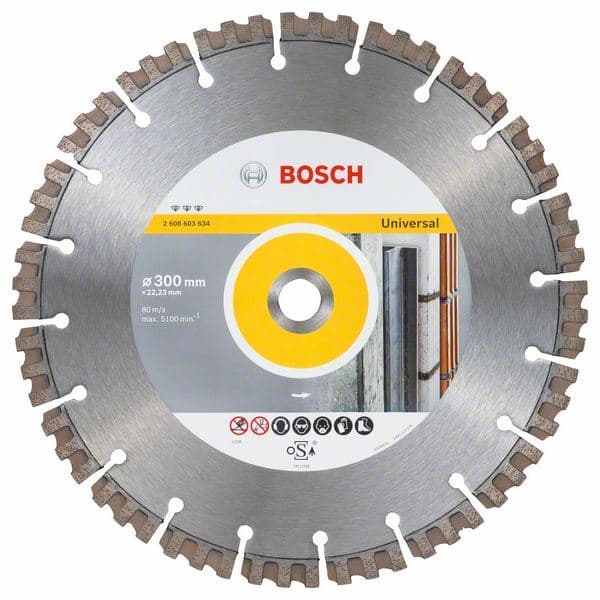 Dijamantska rezna ploča Best for Universal Bosch 2608603634, 300 x 22,23 x 2,8 x 15 mm - slika 2